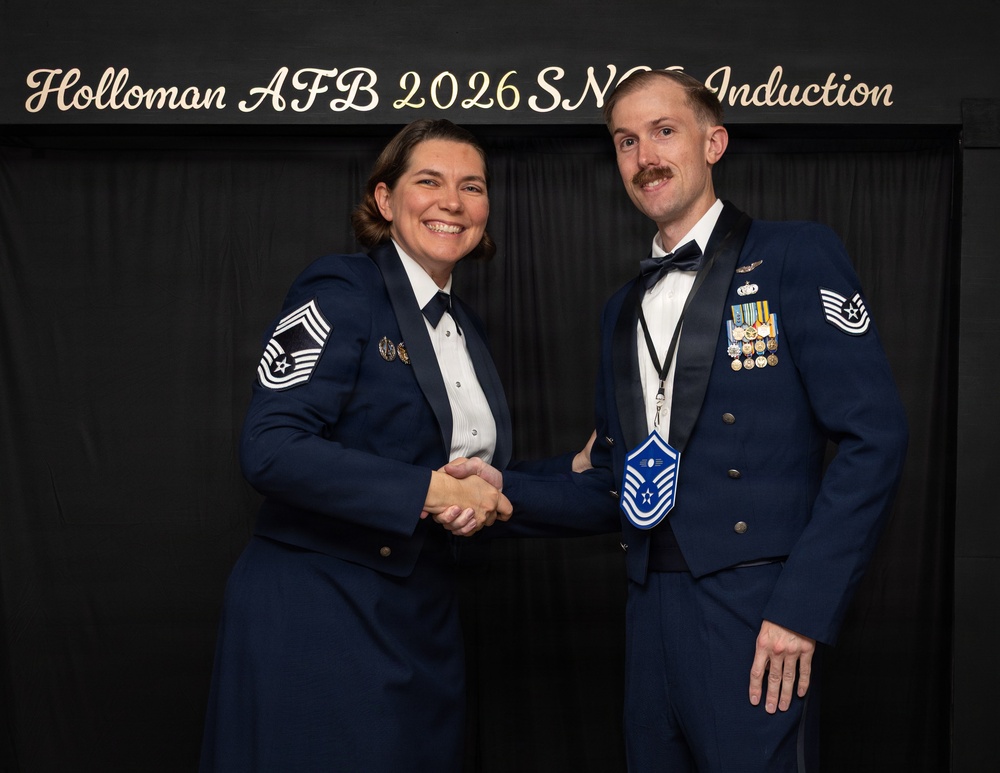 2026 Holloman SNCO medallion ceremony
