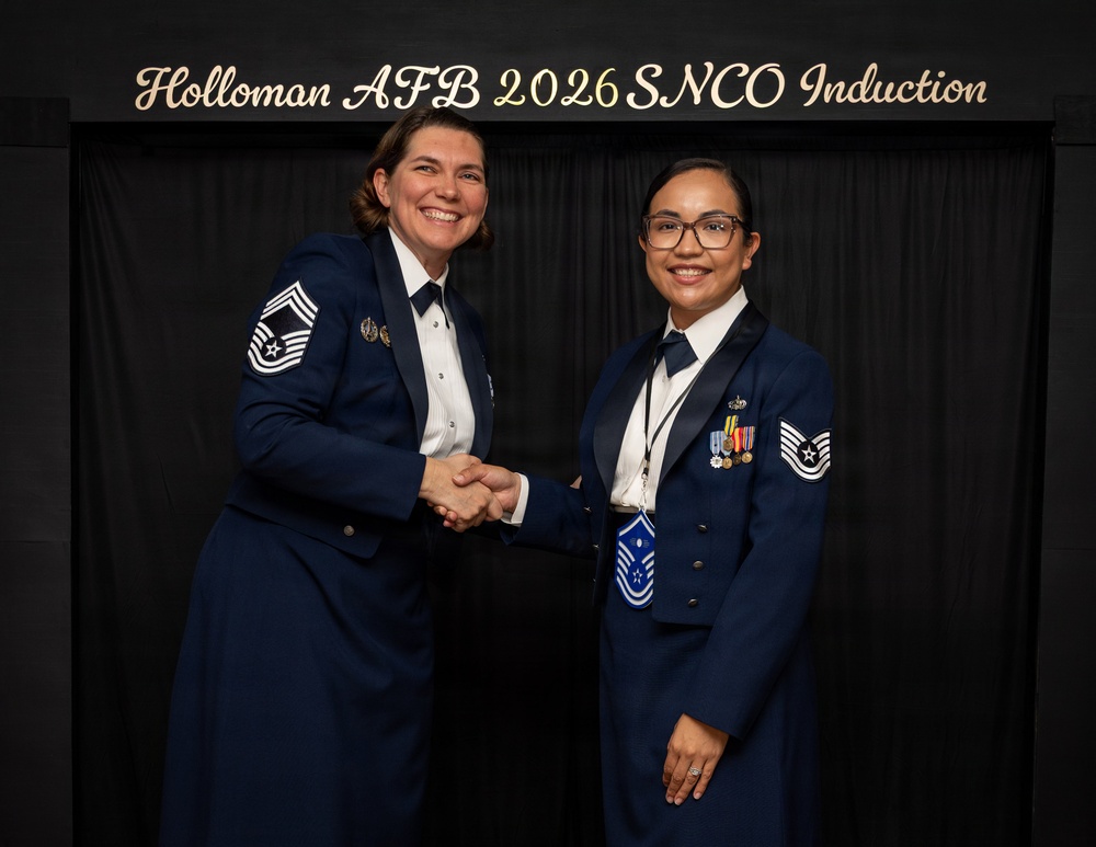 2026 Holloman SNCO medallion ceremony