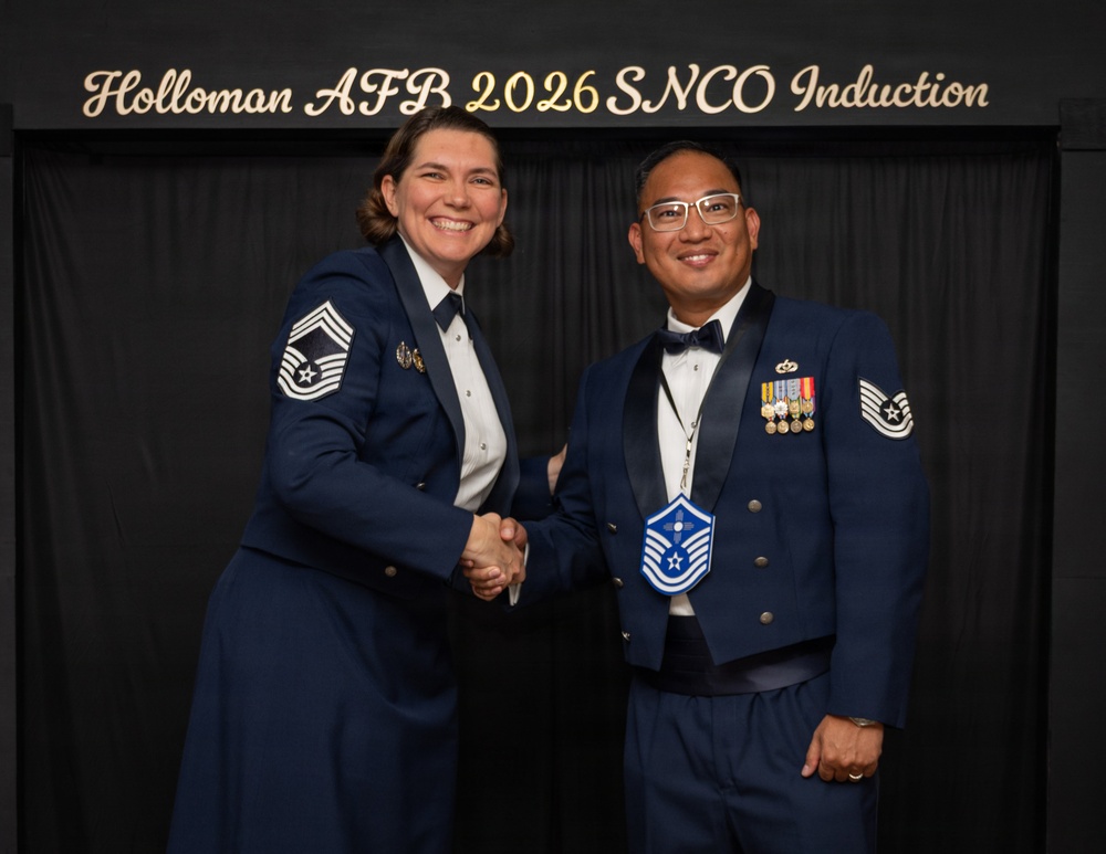 2026 Holloman SNCO medallion ceremony