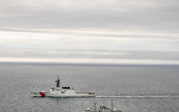 Royal Canadian Navy, U.S. Coast Guard Conduct Second Combined Arctic Sail in Bering Sea