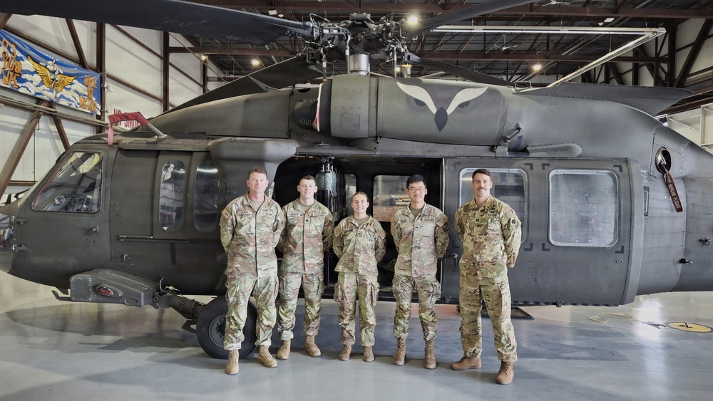 USACE ROTC interns tour Army Aviation Support Facility in Tulsa
