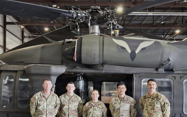 USACE ROTC interns tour Army Aviation Support Facility in Tulsa