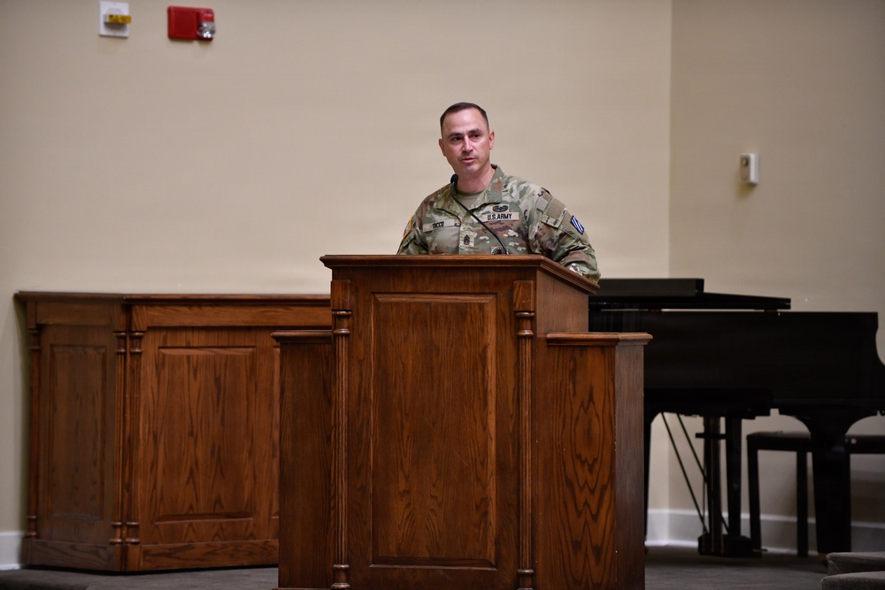 Fort Stewart-Hunter Army Airfield Garrison senior enlisted leader gets to work