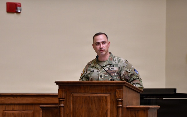 Fort Stewart-Hunter Army Airfield Garrison senior enlisted leader gets to work