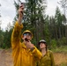 U.S. Army Soldiers from 7th Infantry Division activated as wildland firefighters on the Modrite Fire