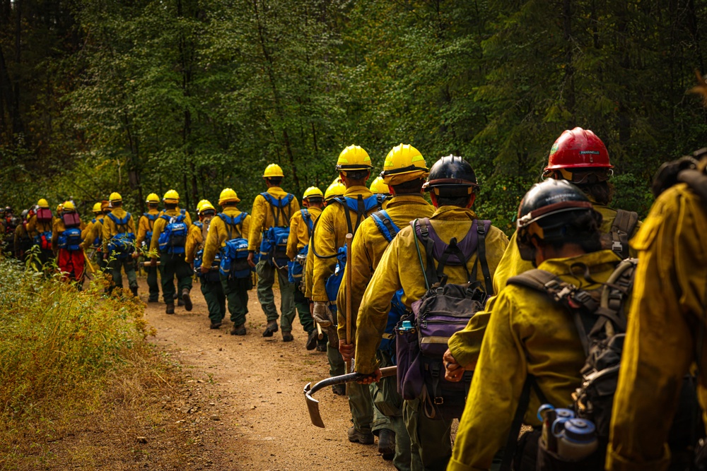 Day 4 Wildlands Fire Suppression Operations Military Task Force Charlie