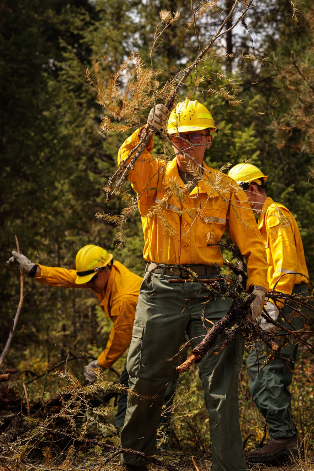 Day 4 Wildlands Fire Suppression Operations Military Task Force Charlie