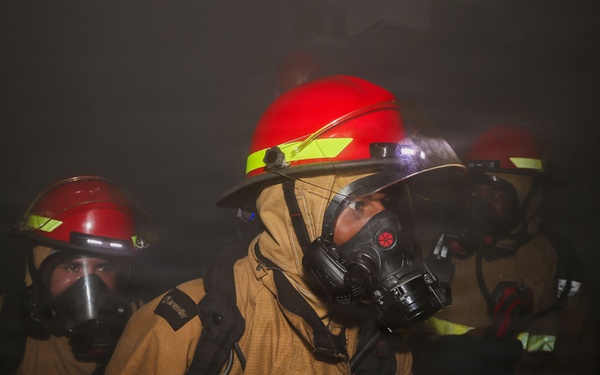 8010 Firefighting Drill, USS Bataan