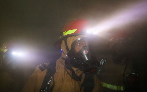 8010 Firefighting Drill, USS Bataan