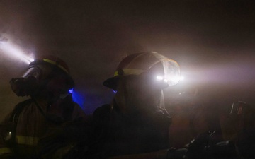 8010 Firefighting Drill, USS Bataan