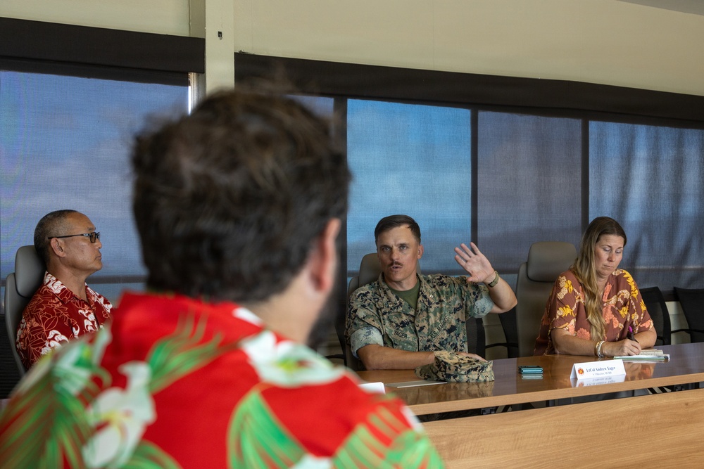 SAC-M Staff Delegates Visit MCBH Facilities
