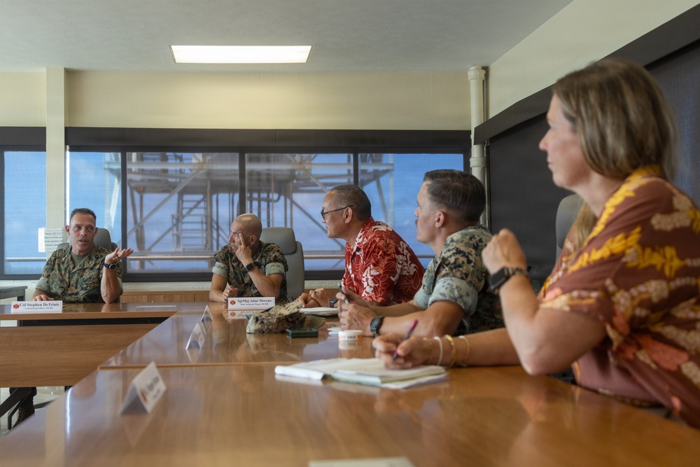 SAC-M Staff Delegates Visit MCBH Facilities