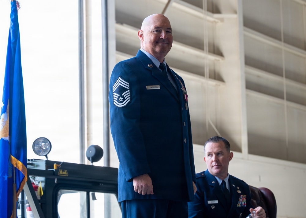 Honoring 30 years of service: CMSgt Dombroski bids farewell