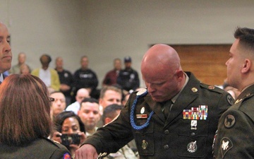 Fort Buchanan Honors Tradition, Welcomes New Senior Enlisted Leader During Change of Responsibility Ceremony