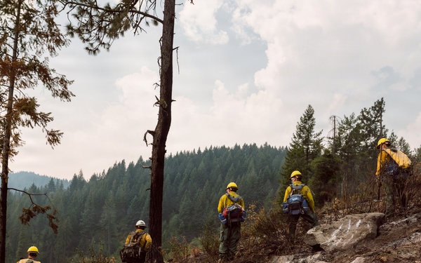 JBLM Soldiers support wildland fire suppression in Inchelium, WA