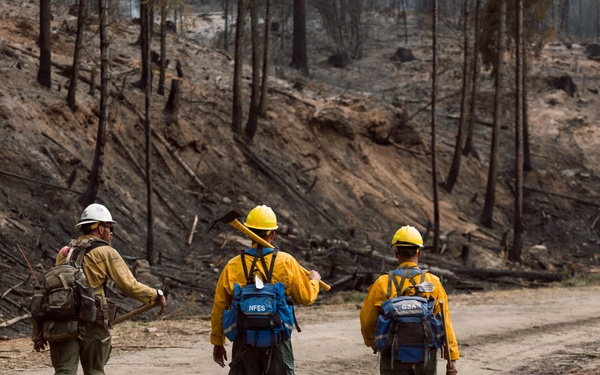 JBLM Soldiers support wildland fire suppression in Inchelium, WA