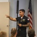 US Navy Blue Angels Sailors speak to Oregon Civil Air Patrol