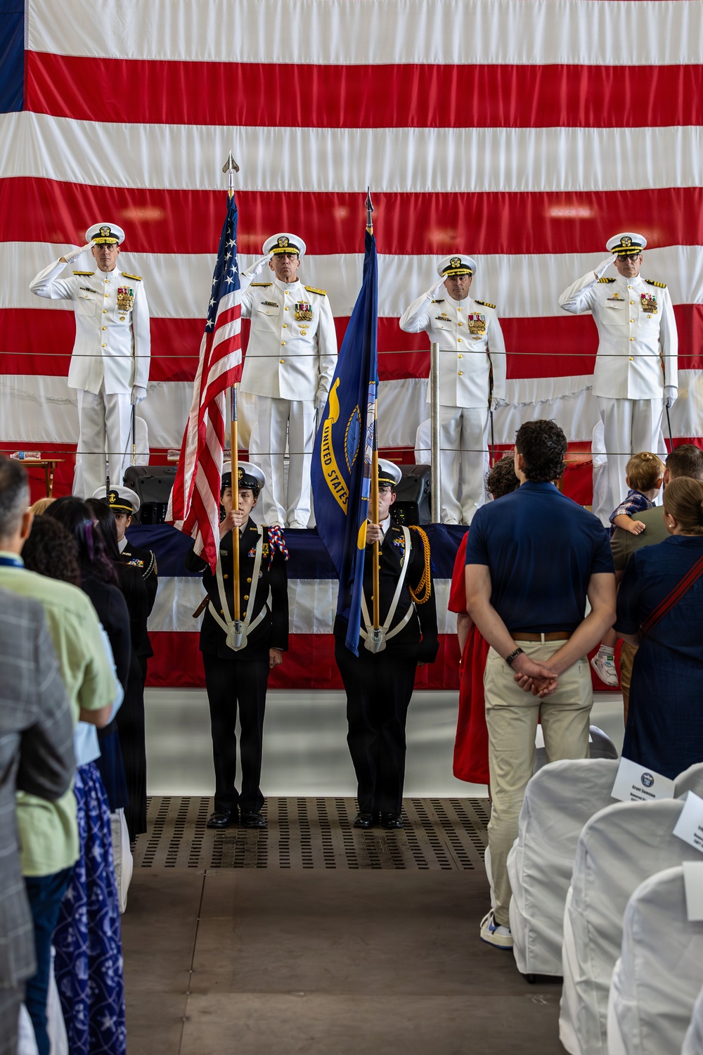 Change of Command Ceremony Capt. JD Crinklaw-Capt. William Sumsion on August 14, 2026