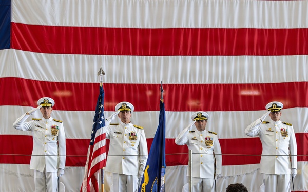 Change of Command Ceremony Capt. JD Crinklaw-Capt. William Sumsion on August 14, 2026