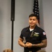 US Navy Blue Angels Sailors speak to Oregon Civil Air Patrol