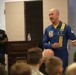 US Navy Blue Angels Sailors speak to Oregon Civil Air Patrol