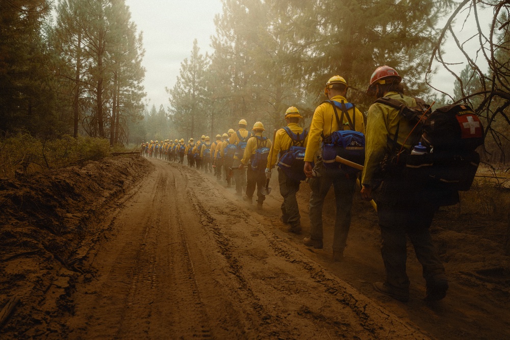 JBLM Soldiers support wildland fire suppression in Inchelium, WA