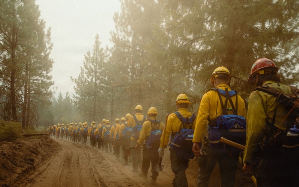 JBLM Soldiers support wildland fire suppression in Inchelium, WA