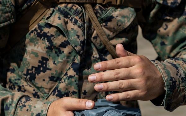 1st MLG Marines utilize new technology during CBRN virtual training