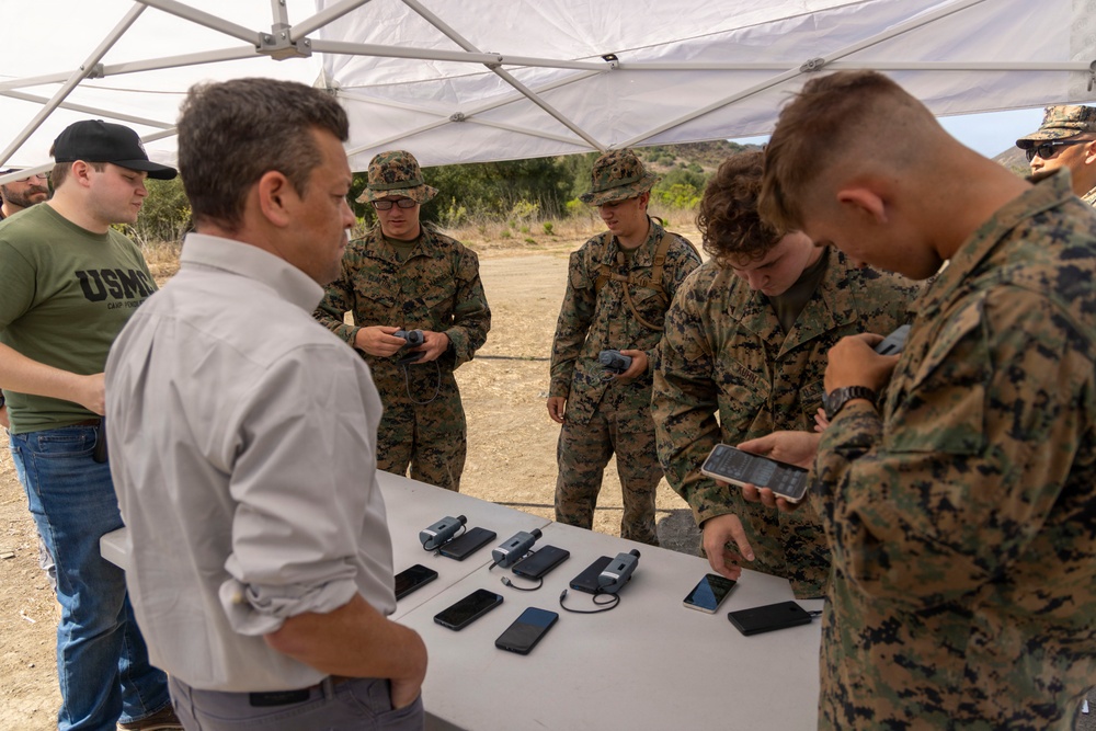 1st MLG Marines utilize new technology during CBRN virtual training