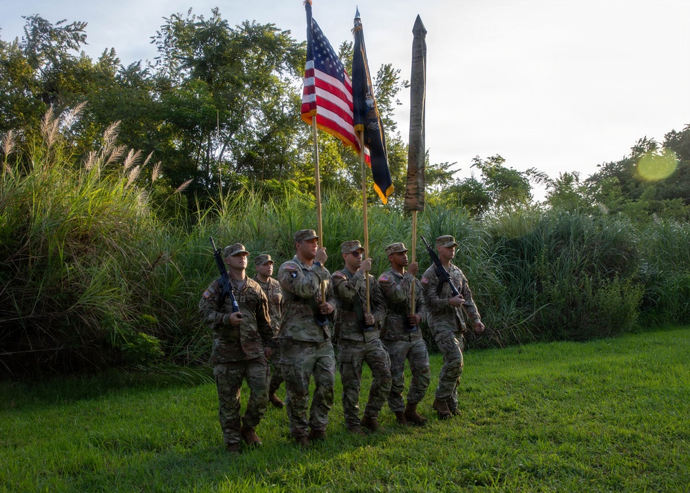 551st Infantry Regiment Redesignation ceremony