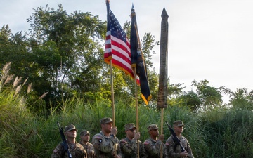 551st Infantry Regiment Redesignation ceremony
