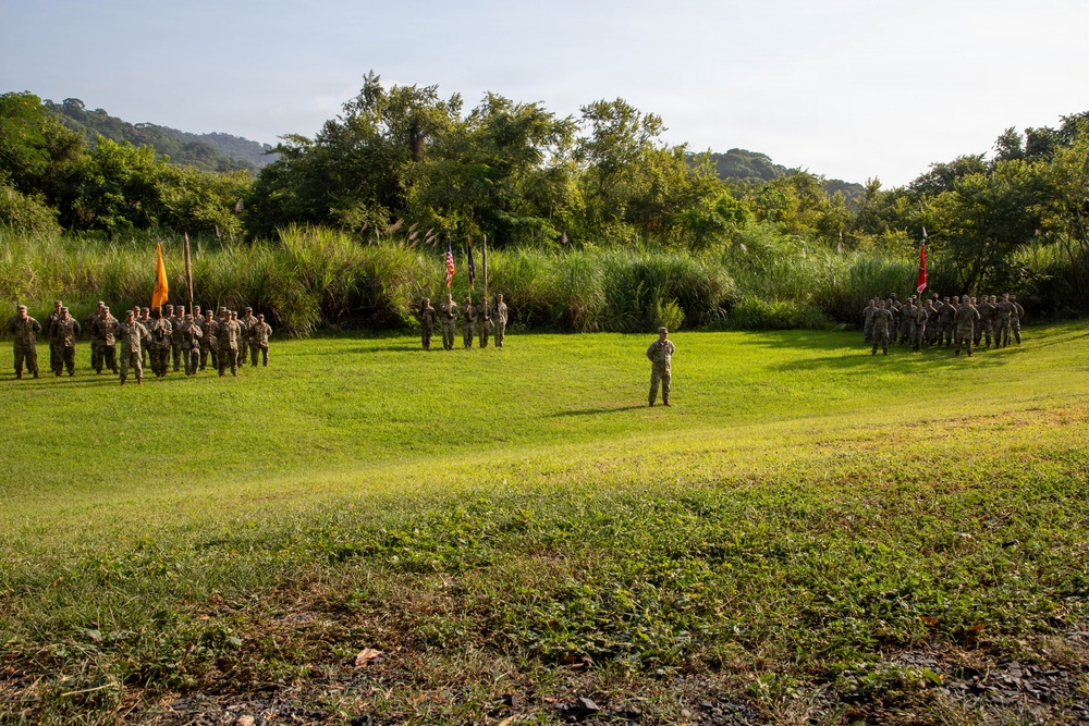551st Infantry Regiment Redesignation ceremony