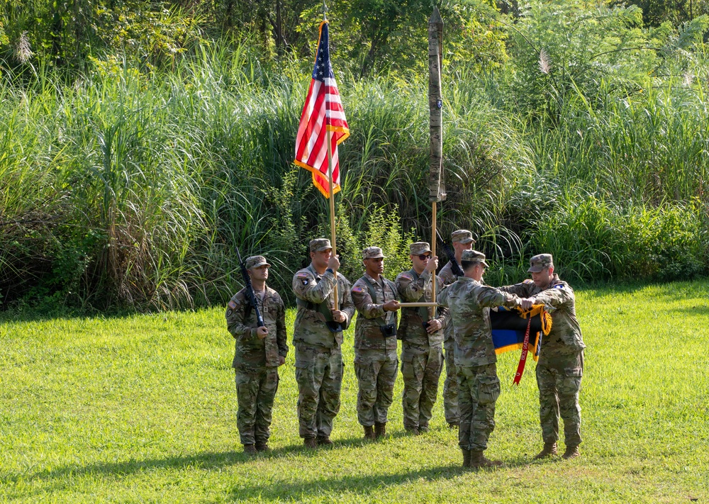 551st Infantry Regiment Redesignation ceremony