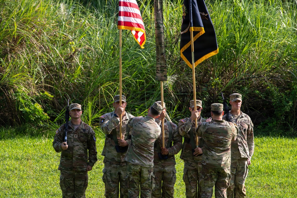 551st Infantry Regiment Redesignation ceremony