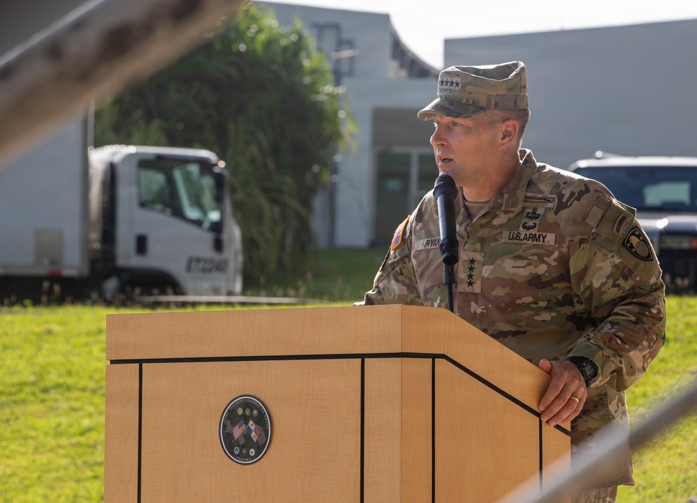 551st Infantry Regiment Redesignation ceremony