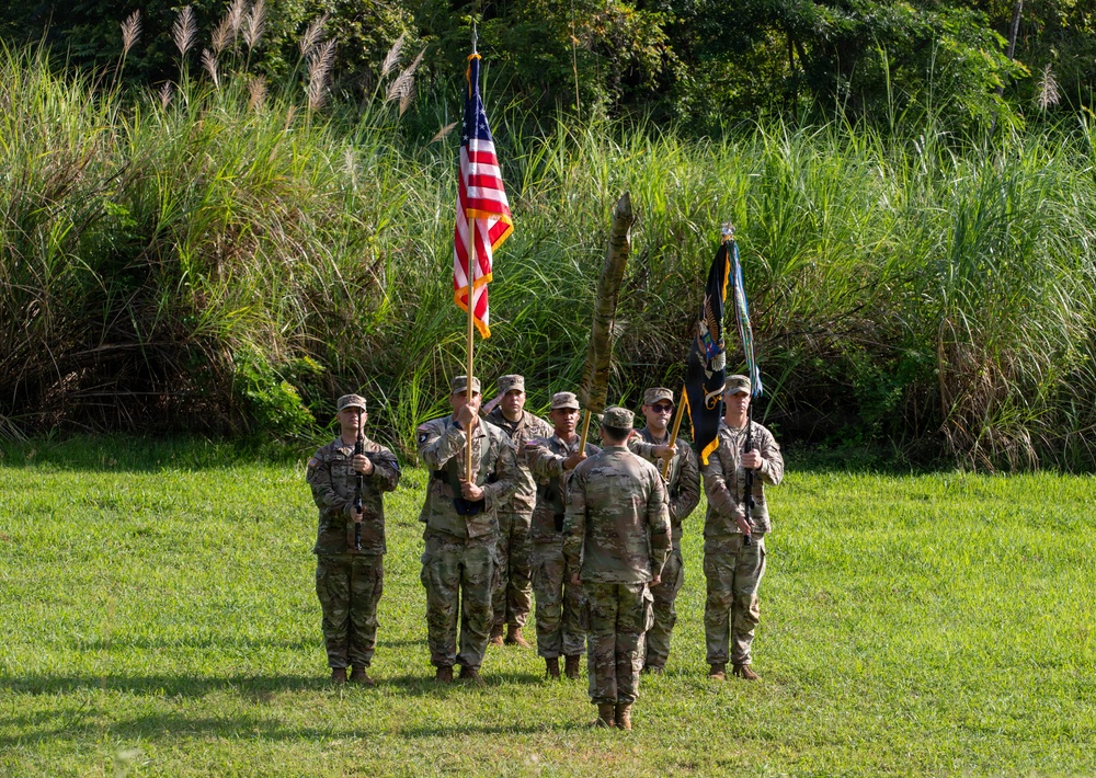 551st Infantry Regiment Redesignation ceremony