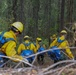 U.S. Army Soldiers from 7th Infantry Division work to suppress wildfire