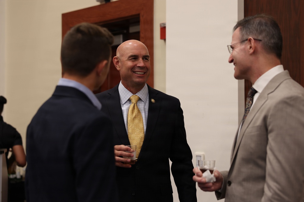 Lt. Gen. Swan hosts the Honorable Jake Ellzey for Evening Parade at Marine Barracks Washington