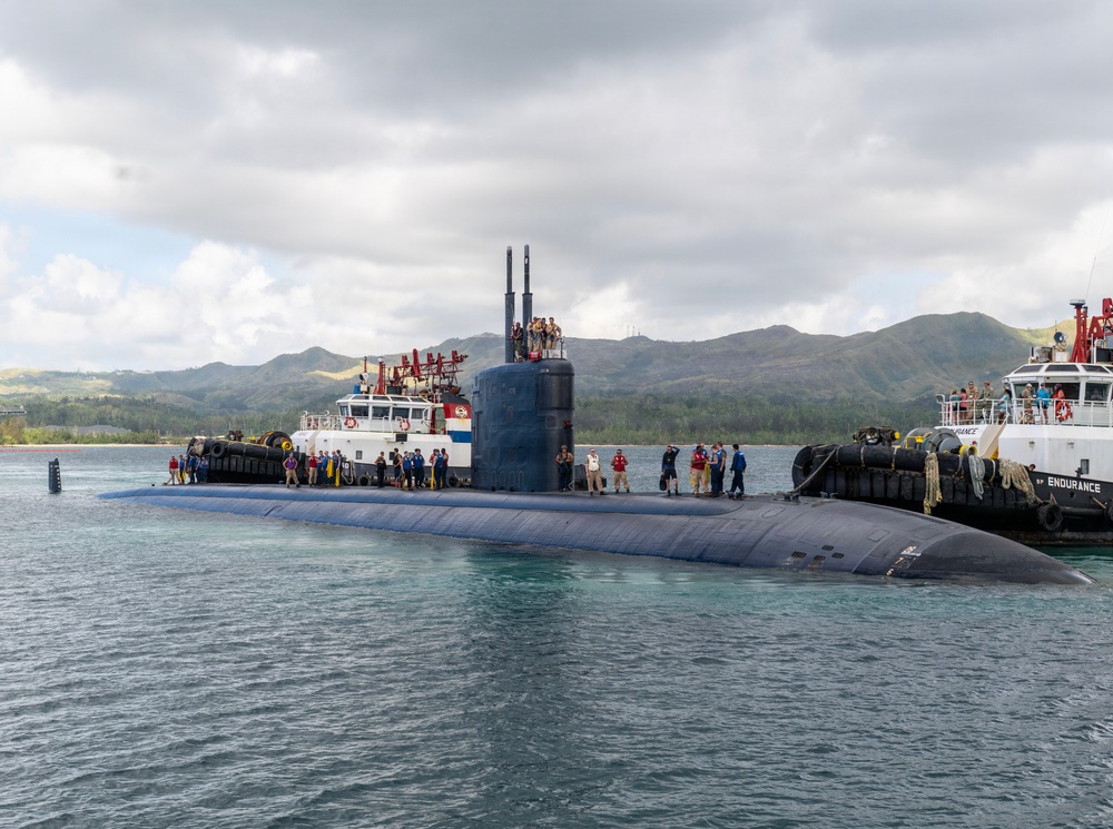 USS Annapolis returns to Naval Base Guam