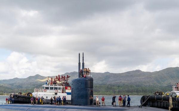 USS Annapolis returns to Naval Base Guam