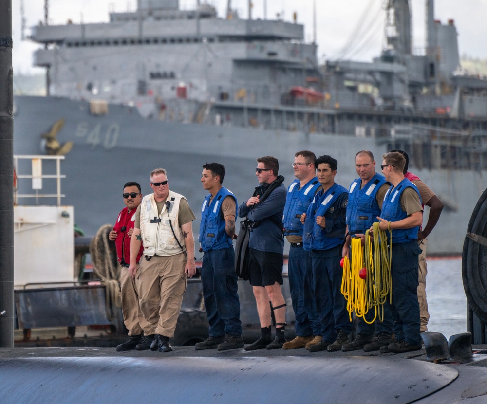 USS Annapolis returns to Naval Base Guam