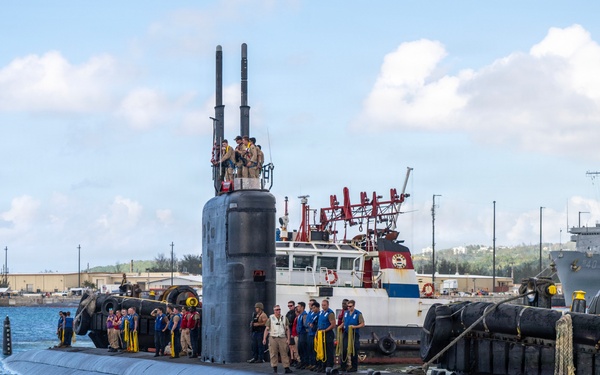 USS Annapolis returns to Naval Base Guam