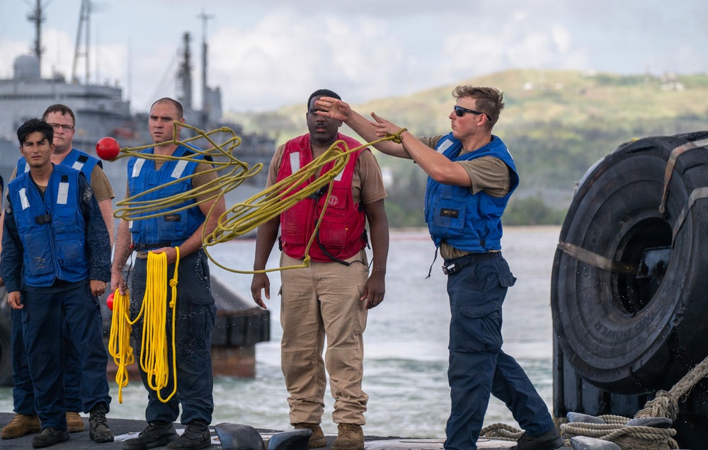 USS Annapolis returns to Naval Base Guam