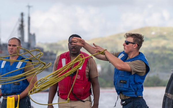 USS Annapolis returns to Naval Base Guam