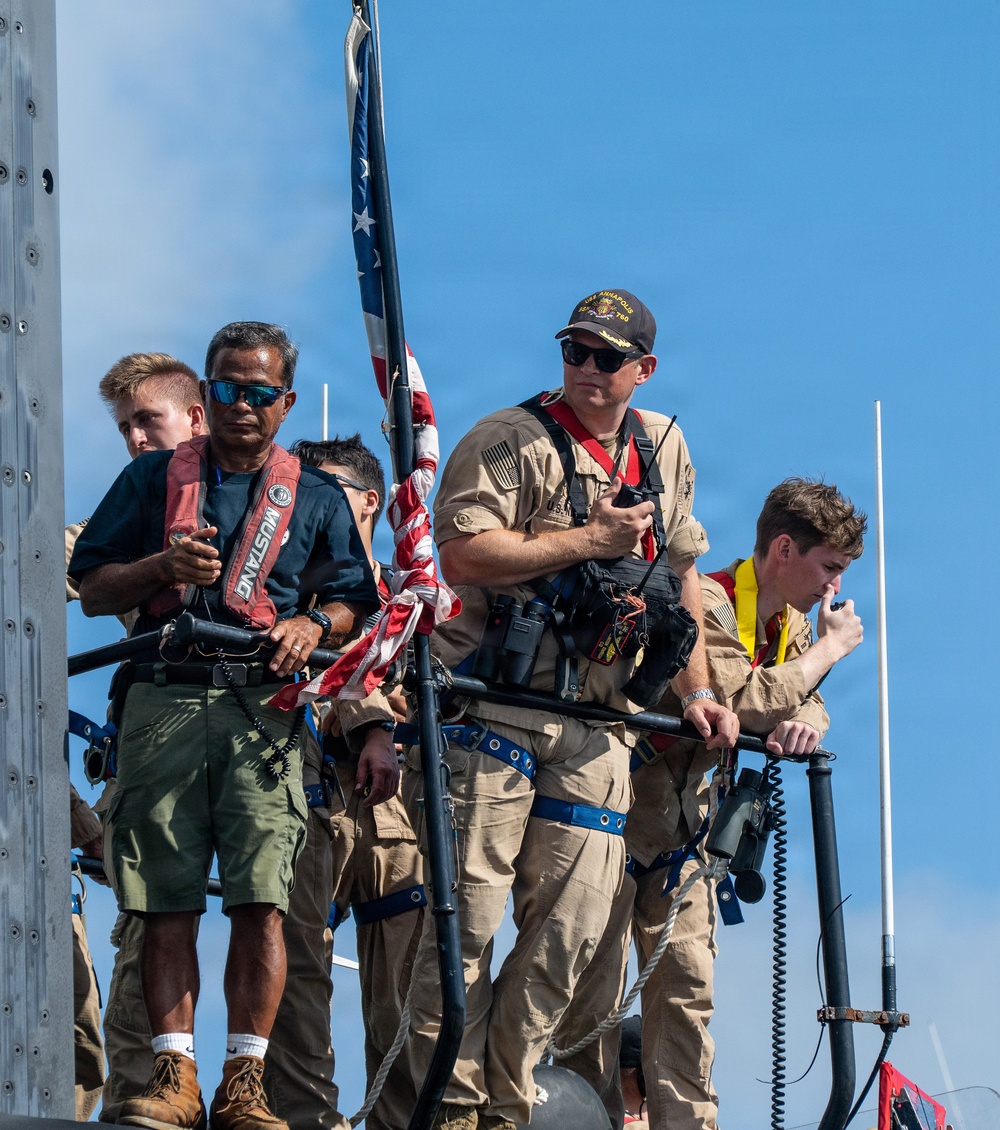 USS Annapolis returns to Naval Base Guam