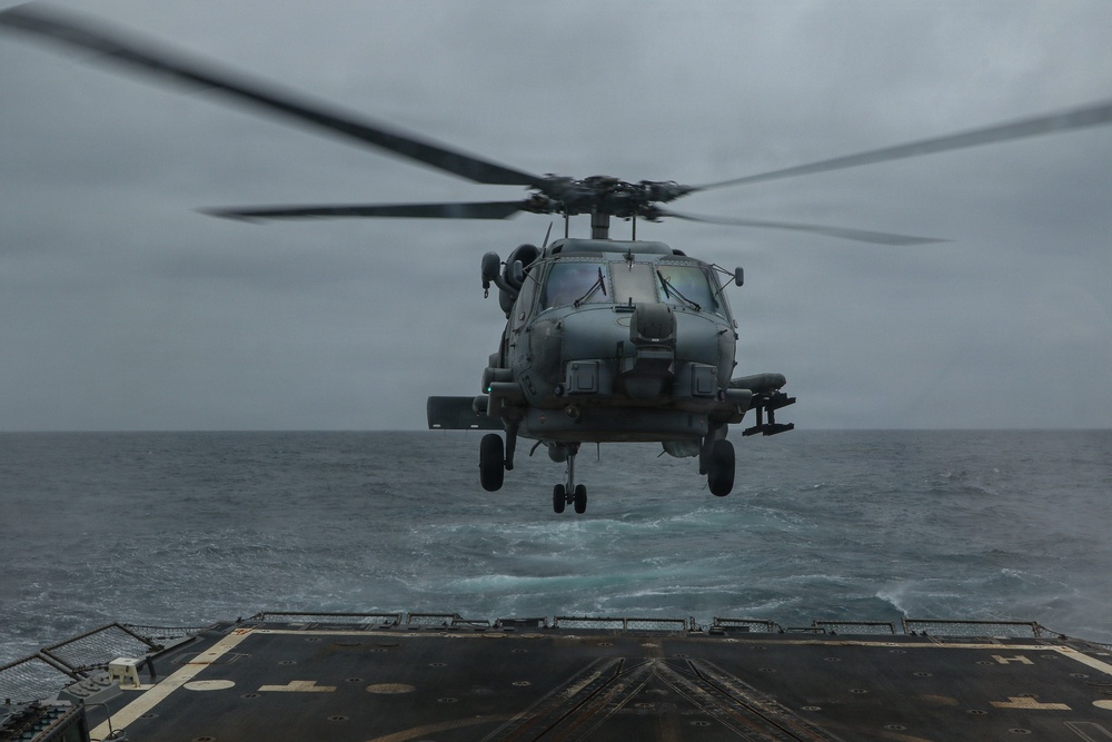 Frank E. Petersen Jr. Conducts Helicopter Operations