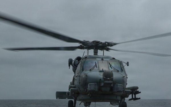 Frank E. Petersen Jr. Conducts Helicopter Operations