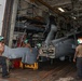 Frank E. Petersen Jr. Sailors Conduct Helicopter Maintenance