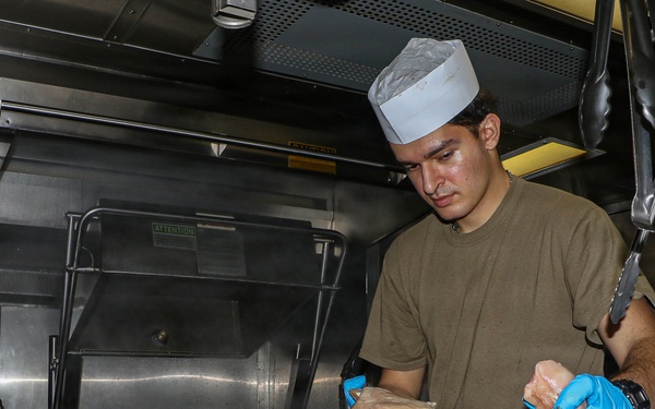 Frank E. Petersen Jr. Sailor Conducts Daily Operations