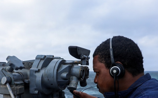 Replenishment-at-Sea Aboard USS Mason (DDG 87)